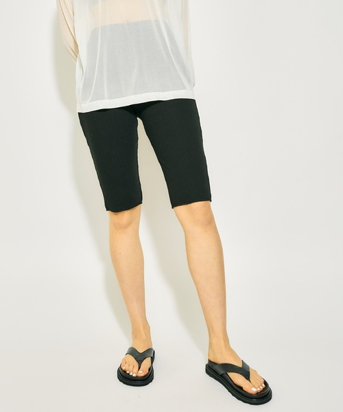 Whim Gazette(ウィムガゼット)の「【THE PAUSE】コットンシルクサイクリングパンツ(その他パンツ・レディース・ブラック・FREE)」の12枚目の写真