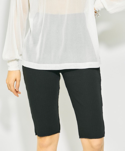 Whim Gazette(ウィムガゼット)の「【THE PAUSE】コットンシルクサイクリングパンツ(その他パンツ・レディース・ブラック・FREE)」の8枚目の写真