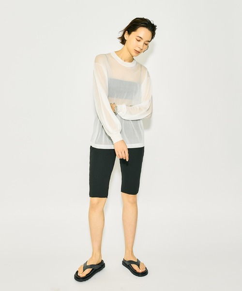 Whim Gazette(ウィムガゼット)の「【THE PAUSE】コットンシルクサイクリングパンツ(その他パンツ・レディース・ブラック・FREE)」の16枚目の写真