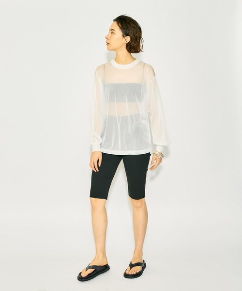 Whim Gazette(ウィムガゼット)の「【THE PAUSE】コットンシルクサイクリングパンツ(その他パンツ・レディース・ブラック・FREE)」の11枚目の写真