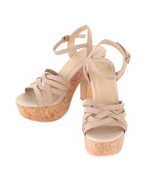 dazzlin(ダズリン)の「コルクヒールサンダル(サンダル・レディース・クリア・SMALL/MEDIUM/LARGE)」の15枚目の写真