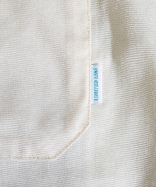 Limited Line Naive Magic（リミテッドラインナイーブマジック）の「【a】TCツイルワッペンクレリックワークシャツ　半袖（シャツ/ブラウス・メンズ・ホワイト/ブラック/サックスブルー/グリーン/その他・MEDIUM/LARGE）」の7枚目の写真