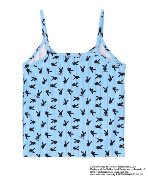 X-girl（エックスガール）の「Playboy × X-girl CAMISOLE（キャミソール・レディース・ライトブルー/ブラック・M/S）」の12枚目の写真