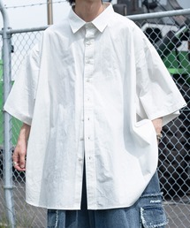 Perushu | ビッグシルエットワンポイントシャツ(シャツ/ブラウス)