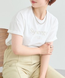 natural couture | 1着は持っていたい旬アイテム ちょいゆる刺繍ロゴＴ(Tシャツ/カットソー)