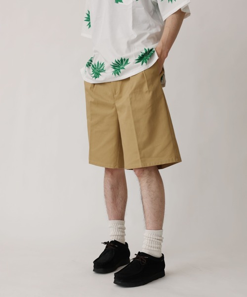 BROKEN BASE（ブロークンベース）の「ワイドグルカショーツ（その他パンツ・メンズ・ベージュ/オフホワイト・MEDIUM/LARGE）」の13枚目の写真