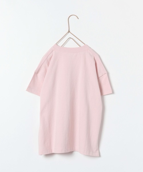 LOWRYS FARM（ローリーズファーム）の「フラワーシシュウＴシャツ　288373（Tシャツ/カットソー・キッズ・オフホワイト/ピンク/アイボリー・110cm/120cm/130cm/140cm/150cm）」の5枚目の写真