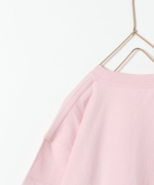 LOWRYS FARM（ローリーズファーム）の「フラワーシシュウＴシャツ　288373（Tシャツ/カットソー・キッズ・オフホワイト/ピンク/アイボリー・110cm/120cm/130cm/140cm/150cm）」の6枚目の写真