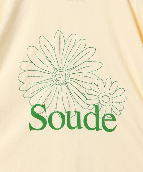 LOWRYS FARM（ローリーズファーム）の「フラワーシシュウＴシャツ　288373（Tシャツ/カットソー・キッズ・オフホワイト/ピンク/アイボリー・110cm/120cm/130cm/140cm/150cm）」の7枚目の写真