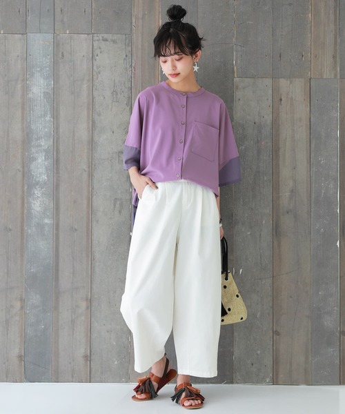 osharewalker（オシャレウォーカー）の「【廃盤】『チノサーカスパンツ』（チノパンツ・レディース・ブラック/ベージュ/オフホワイト/グリーン/レッド・1/2）」の15枚目の写真