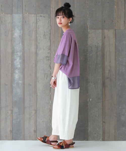 osharewalker（オシャレウォーカー）の「【廃盤】『チノサーカスパンツ』（チノパンツ・レディース・ブラック/ベージュ/オフホワイト/グリーン/レッド・1/2）」の12枚目の写真