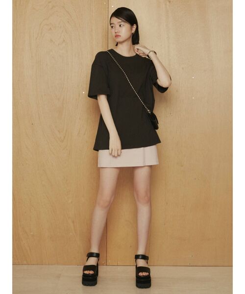 EMODA（エモダ）の「フィットミニスカート（スカート・レディース・ブラック/グレー/ピンク・SMALL/MEDIUM）」の22枚目の写真