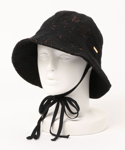 kaorinomori（カオリノモリ）の「カオリノモリ パルファムシャポ（ハット・レディース・ホワイト/ブラック・M/57.5cm）」の2枚目の写真