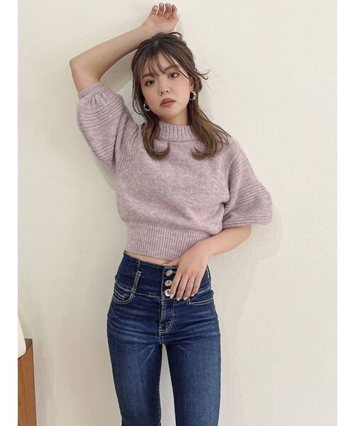 dazzlin（ダズリン）の「デニムハイウエストスキニーパンツ（デニムパンツ・レディース・ブルー/インディゴブルー・SMALL/MEDIUM/LARGE）」の15枚目の写真