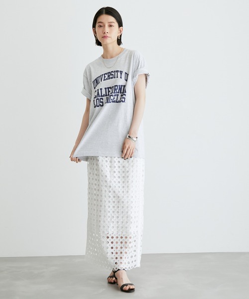 ADAM ET ROPE'(アダムエロペ)の「【GOOD ROCK SPEED】COLLEGE Tee UCLA(Tシャツ/カットソー・レディース・グレー系その他/ブラック・FREE)」の16枚目の写真
