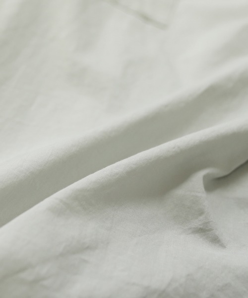 reca（レカ）の「フード付きBIG7分袖シャツ（シャツ/ブラウス・レディース・ライトグレー/ブラック系その他・FREE）」の16枚目の写真