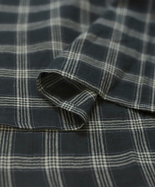 reca（レカ）の「フード付きBIG7分袖シャツ（シャツ/ブラウス・レディース・ライトグレー/ブラック系その他・FREE）」の13枚目の写真