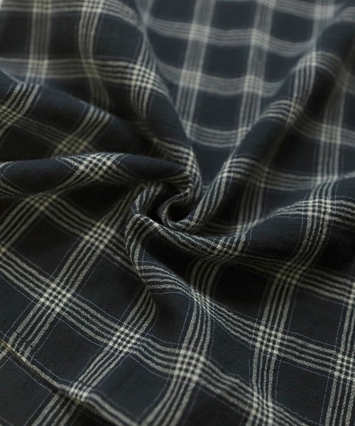 reca（レカ）の「フード付きBIG7分袖シャツ（シャツ/ブラウス・レディース・ライトグレー/ブラック系その他・FREE）」の11枚目の写真