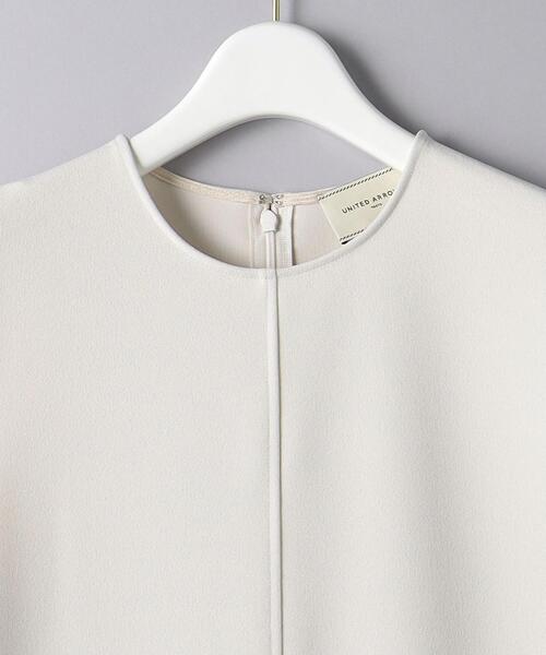 UNITED ARROWS（ユナイテッドアローズ）の「P/PU ジャージー ノースリーブ ワンピース（ワンピース・レディース・ブラック/オフホワイト・38/36）」の11枚目の写真