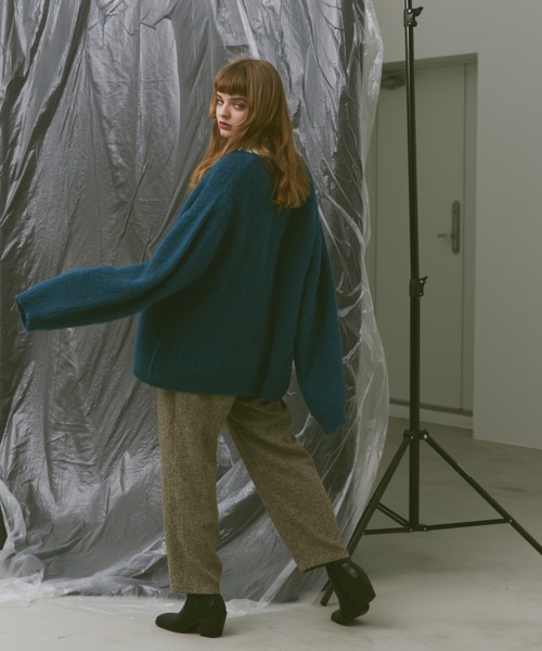 Happy John(ハッピージョン)の「wool like slacks pants/ウールライクスラックスパンツ(その他パンツ・レディース・ブラック/ベージュ・SMALL/MEDIUM)」の17枚目の写真