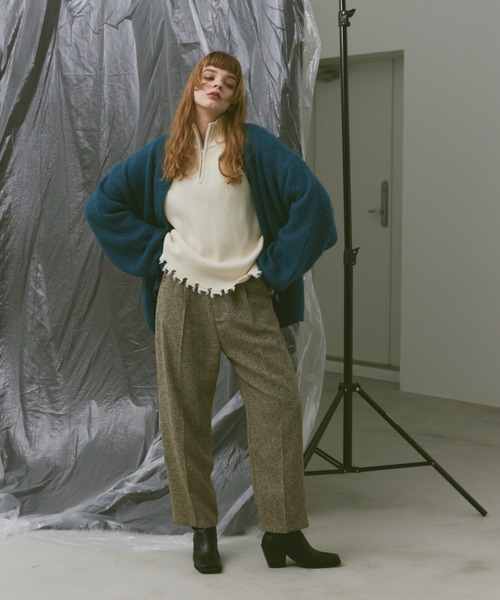 Happy John(ハッピージョン)の「wool like slacks pants/ウールライクスラックスパンツ(その他パンツ・レディース・ブラック/ベージュ・SMALL/MEDIUM)」の18枚目の写真