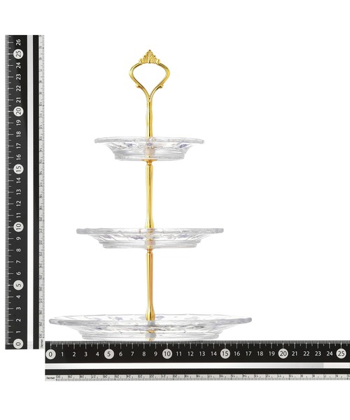 セール】フラワーフリル ガラススタンド パープル（食器）｜Francfranc