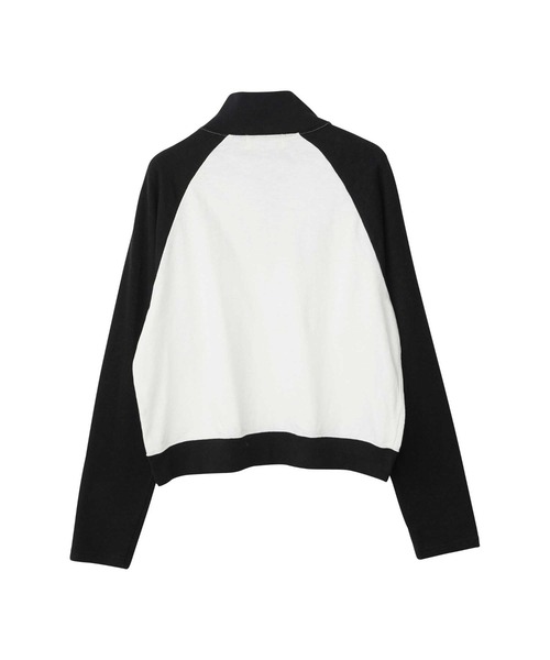 HYSTERIC GLAMOUR（ヒステリックグラマー）の「SUPER GIRL ハーフジッププルオーバー（Tシャツ/カットソー・レディース・ブラック/ブルー/グリーン・FREE）」の4枚目の写真