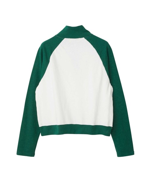 HYSTERIC GLAMOUR（ヒステリックグラマー）の「SUPER GIRL ハーフジッププルオーバー（Tシャツ/カットソー・レディース・ブラック/ブルー/グリーン・FREE）」の5枚目の写真