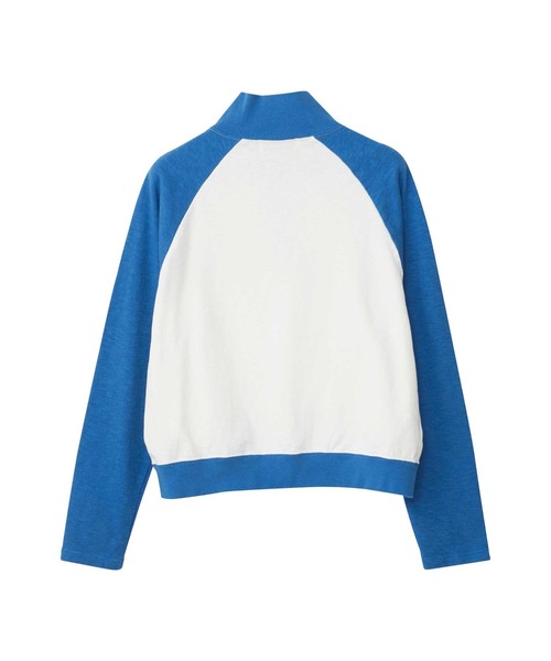 HYSTERIC GLAMOUR（ヒステリックグラマー）の「SUPER GIRL ハーフジッププルオーバー（Tシャツ/カットソー・レディース・ブラック/ブルー/グリーン・FREE）」の6枚目の写真