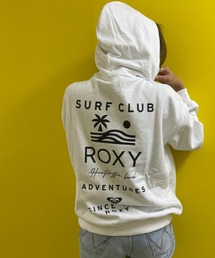 LOGO HOODIE/ロキシーバックプリントプルオーバーパーカー