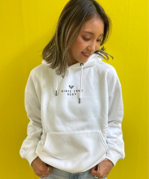 ROXY（ロキシー）の「LOGO HOODIE/ロキシーバックプリントプルオーバーパーカー（パーカー・レディース・ホワイト/ブラック/チャコールグレー/グレー・MEDIUM/LARGE）」の21枚目の写真