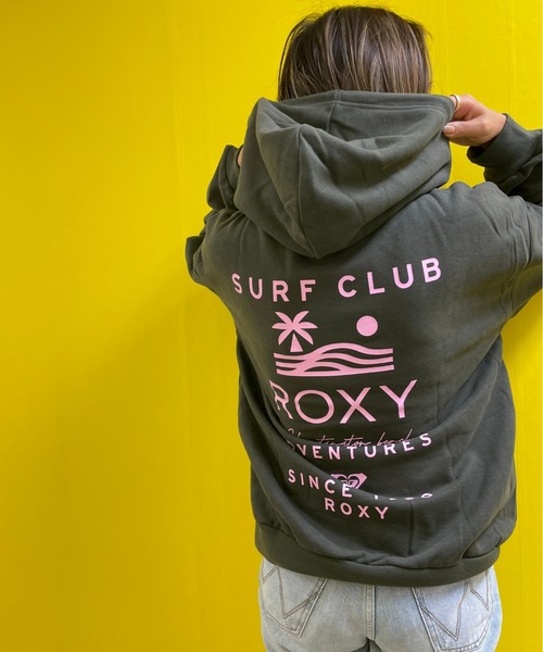 ROXY（ロキシー）の「LOGO HOODIE/ロキシーバックプリントプルオーバーパーカー（パーカー・レディース・ホワイト/ブラック/チャコールグレー/グレー・MEDIUM/LARGE）」の14枚目の写真