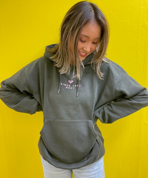ROXY（ロキシー）の「LOGO HOODIE/ロキシーバックプリントプルオーバーパーカー（パーカー・レディース・ホワイト/ブラック/チャコールグレー/グレー・MEDIUM/LARGE）」の12枚目の写真