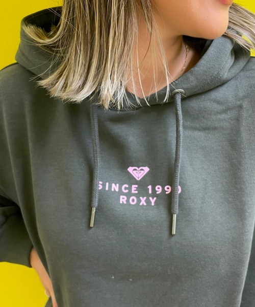 ROXY（ロキシー）の「LOGO HOODIE/ロキシーバックプリントプルオーバーパーカー（パーカー・レディース・ホワイト/ブラック/チャコールグレー/グレー・MEDIUM/LARGE）」の10枚目の写真