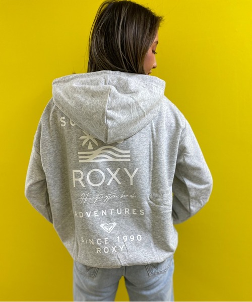 ROXY（ロキシー）の「LOGO HOODIE/ロキシーバックプリントプルオーバーパーカー（パーカー・レディース・ホワイト/ブラック/チャコールグレー/グレー・MEDIUM/LARGE）」の8枚目の写真