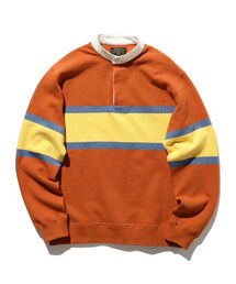 BEAMS PLUS | BEAMS PLUS / スタンドカラー ラガーシャツ(スウェット)