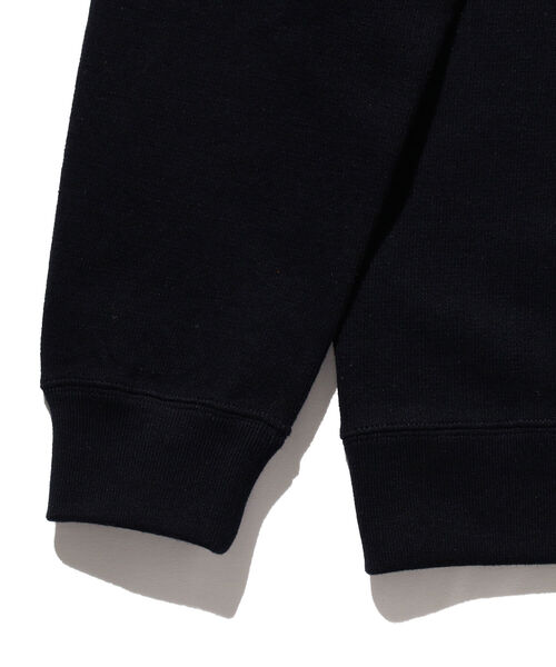 BEAMS PLUS(ビームスプラス)の「BEAMS PLUS / スタンドカラー ラガーシャツ(スウェット・メンズ・オレンジ/ネイビー/グリーン・L/M/S/XL)」の7枚目の写真