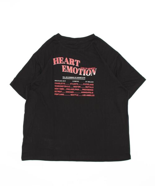 KOBE LETTUCE（コウベレタス）の「バンドツアー風Tシャツ（Tシャツ/カットソー・レディース・オフホワイト/ブラック/ピンク/ブルー/チャコール・FREE）」の10枚目の写真