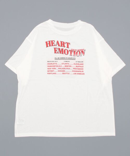 KOBE LETTUCE（コウベレタス）の「バンドツアー風Tシャツ（Tシャツ/カットソー・レディース・オフホワイト/ブラック/ピンク/ブルー/チャコール・FREE）」の6枚目の写真