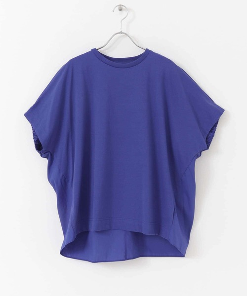 URBAN RESEARCH(アーバンリサーチ)の「前後切替オーバーチュニック(Tシャツ/カットソー・レディース・ブラック/ホワイト/ブルー・FREE)」の3枚目の写真