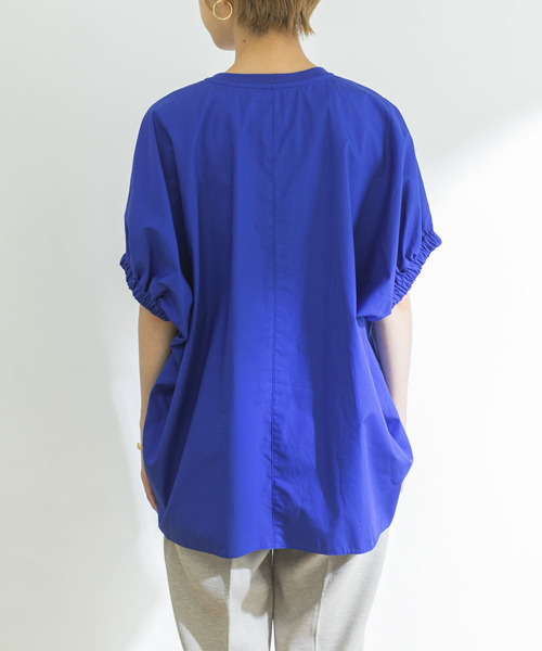 URBAN RESEARCH(アーバンリサーチ)の「前後切替オーバーチュニック(Tシャツ/カットソー・レディース・ブラック/ホワイト/ブルー・FREE)」の6枚目の写真