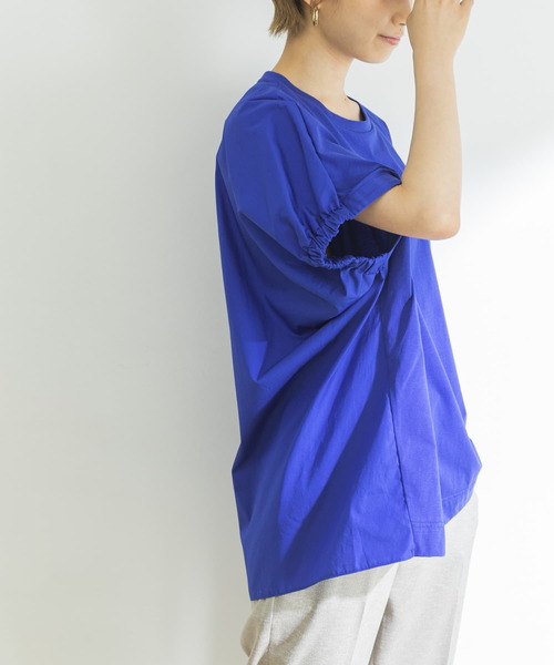 URBAN RESEARCH(アーバンリサーチ)の「前後切替オーバーチュニック(Tシャツ/カットソー・レディース・ブラック/ホワイト/ブルー・FREE)」の20枚目の写真