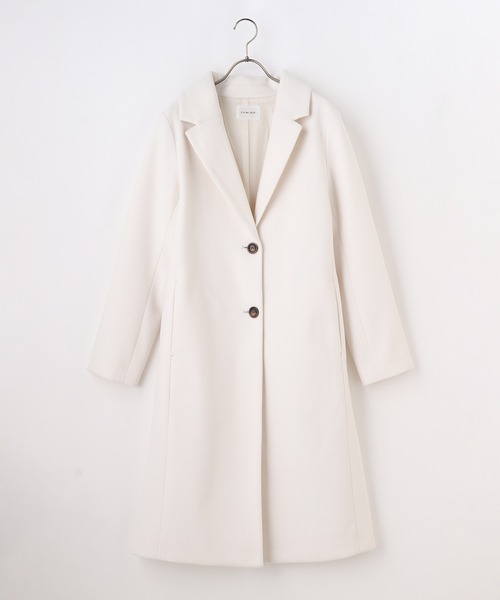 Honeys(ハニーズ)の「チェスターコート(チェスターコート・レディース・スモークピンク/ホワイト/ブラック/ベージュ系その他/ネイビー/杢グレー/ミント/ブラウン系その他・LL/M/L/S)」の13枚目の写真