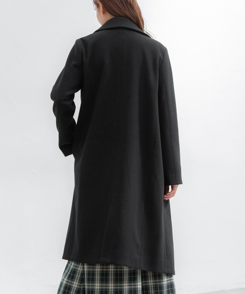 Honeys(ハニーズ)の「チェスターコート(チェスターコート・レディース・スモークピンク/ホワイト/ブラック/ベージュ系その他/ネイビー/杢グレー/ミント/ブラウン系その他・LL/M/L/S)」の19枚目の写真