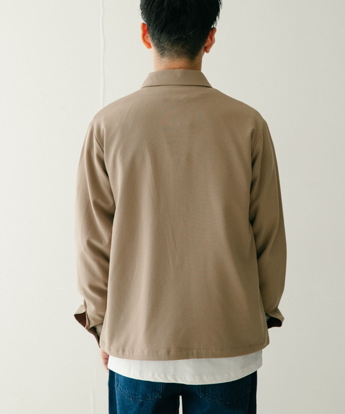 ITEMS URBANRESEARCH(アイテムズ アーバンリサーチ)の「『セットアップ対応』 TR 総裏コーチジャケット(ブルゾン・メンズ・ブラック/ベージュ/ネイビー/グリーン・MEDIUM/LARGE)」の10枚目の写真