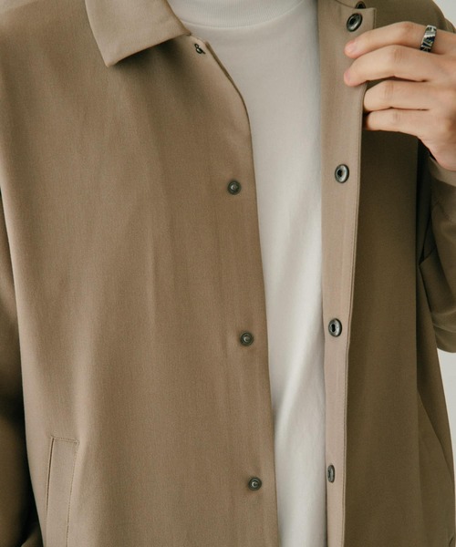 ITEMS URBANRESEARCH(アイテムズ アーバンリサーチ)の「『セットアップ対応』 TR 総裏コーチジャケット(ブルゾン・メンズ・ブラック/ベージュ/ネイビー/グリーン・MEDIUM/LARGE)」の12枚目の写真