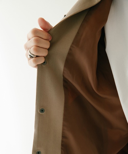 ITEMS URBANRESEARCH(アイテムズ アーバンリサーチ)の「『セットアップ対応』 TR 総裏コーチジャケット(ブルゾン・メンズ・ブラック/ベージュ/ネイビー/グリーン・MEDIUM/LARGE)」の13枚目の写真