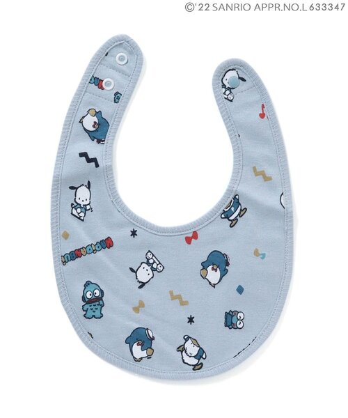 sanrio（サンリオ）の「サンリオキャラクターズコラボ　リバーシブルスタイ（スタイ/よだれかけ・キッズ・レッド/サックスブルー/ピンク/ブルー・90）」の5枚目の写真