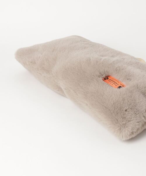 RehersalL（リハーズオール）の「rehersall/リハーズオール/ECO Fur BAGネックウォーマー（ショルダーバッグ・レディース・ブラック/グレー・F）」の3枚目の写真
