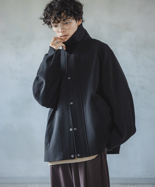 RAGEBLUE（レイジブルー）の「ウーリーテック/ハンティングジャケット（ミリタリージャケット・メンズ・ブラック/グレー系その他/ブラウン系その他/オリーブ・MEDIUM/LARGE）」の9枚目の写真